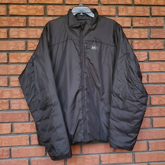 REI Coop Other - REI COOP Jacket Mens XXL Black Flash Insulated Primaloft Packable Puffer Coat